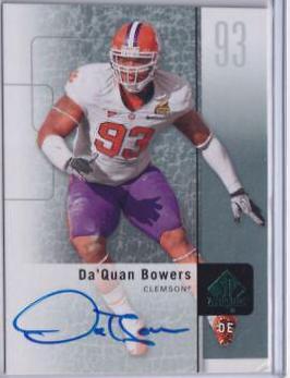 DA'Quan Bowers #4 Football Cards 2011 SP Authentic