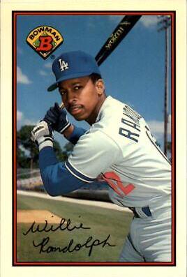 Willie Randolph #344 1989 Bowman Tiffany Baseball