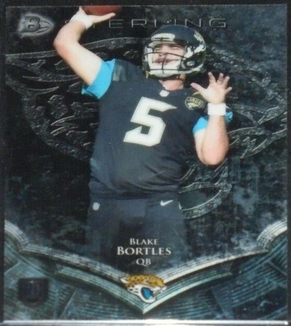 Blake Bortles #1 Football Cards 2014 Bowman Sterling