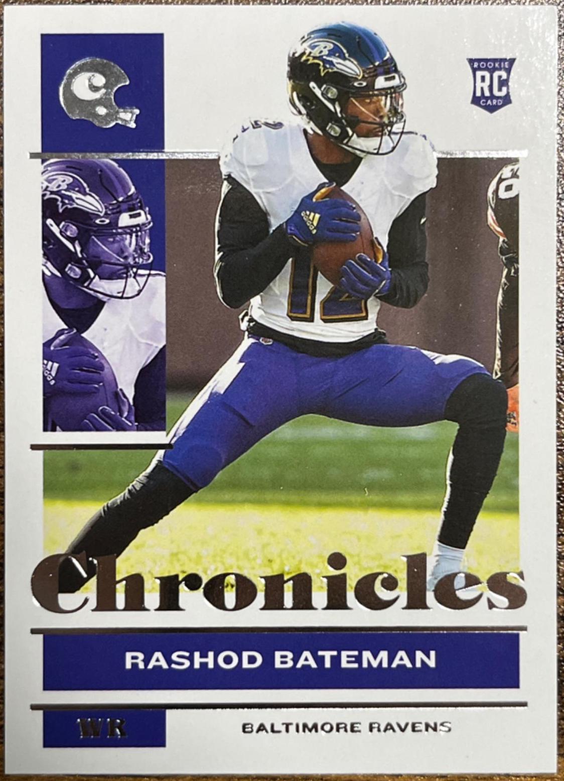 Rashod Bateman #8 Football Cards 2021 Panini Chronicles