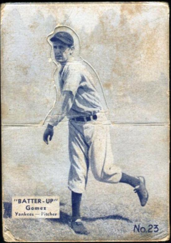 Lefty Gomez #23 Baseball Cards 1934 Batter Up