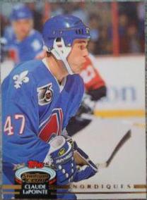 CLAUDE LAPOINTE #93 Hockey Cards 1992 Stadium Club