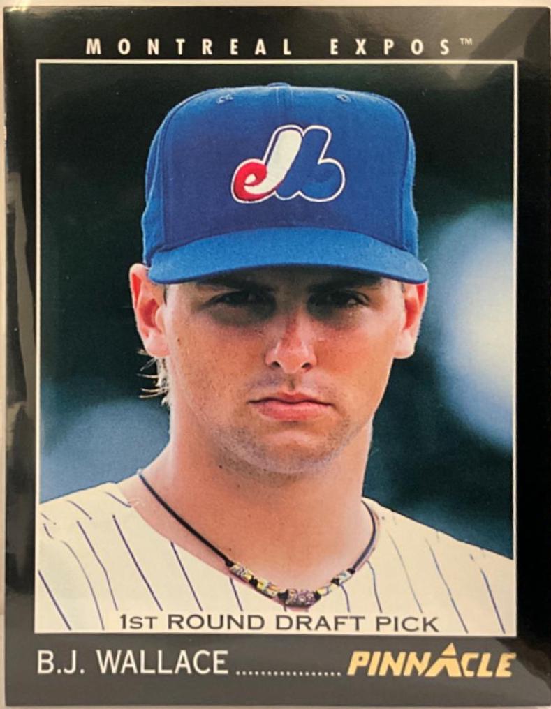 B.J. Wallace #456 Baseball Cards 1993 Pinnacle