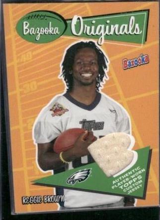 Reggie Brown #BO-RBR 2005 Bazooka Originals Jerseys Football