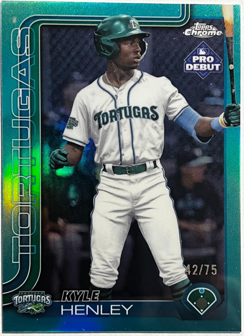 Kyle Henley [Aqua Refractor] #PDC-112