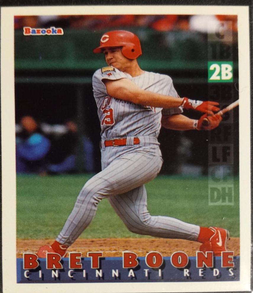 Bret Boone #49 Baseball Cards 1995 Bazooka