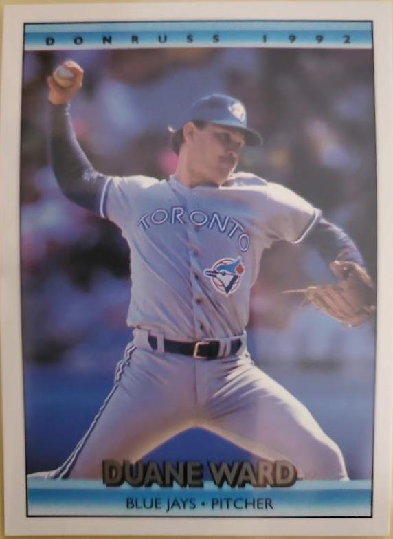 Duane Ward #308 Baseball Cards 1992 Donruss