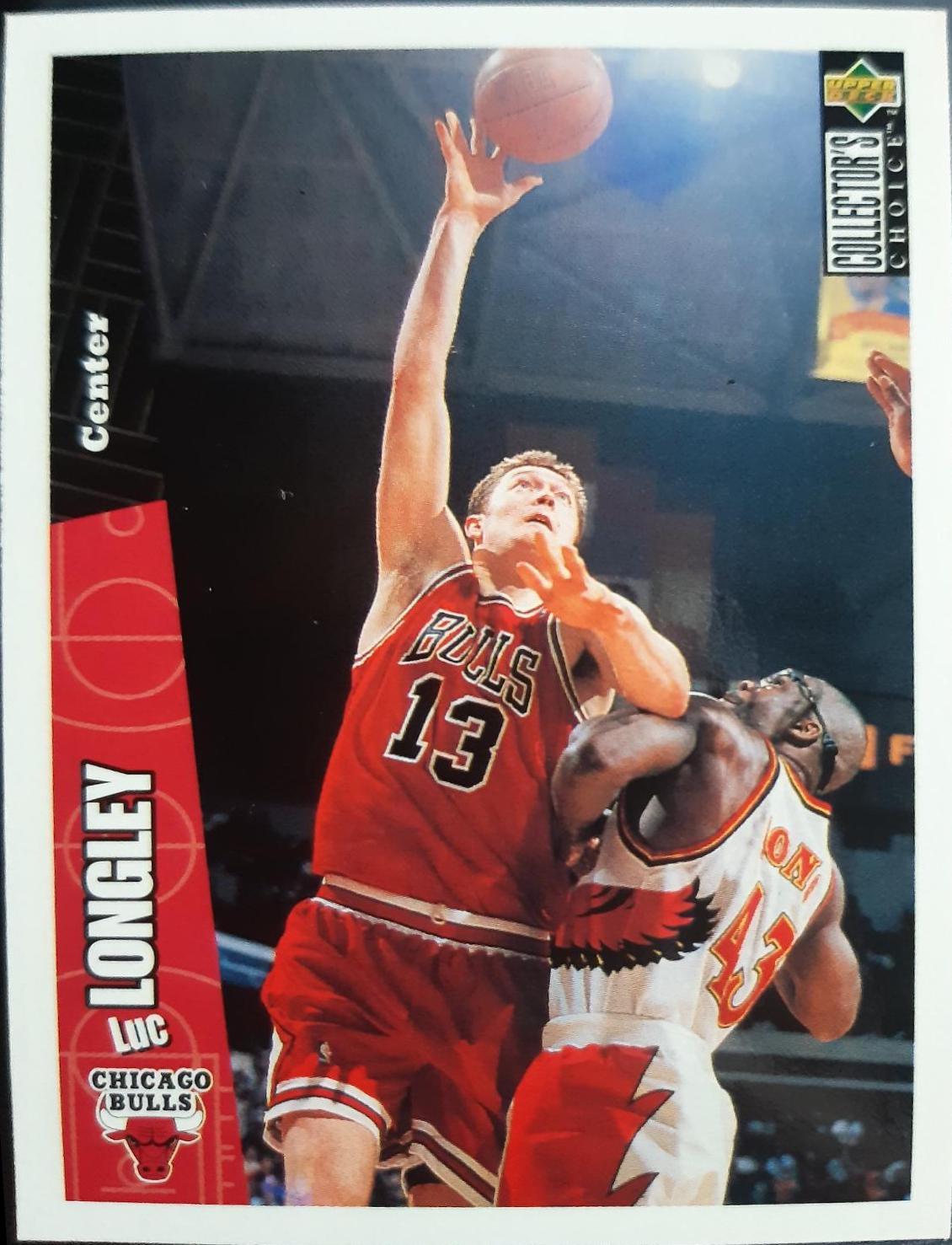 Luc Longley #24 Basketball Cards 1996 Upper Deck