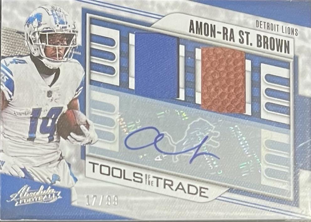 Amon-Ra St. Brown [Double Autograph] #TOTT-ASB