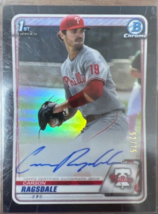 Carson Ragsdale [Black Refractor] #CDA-CRA