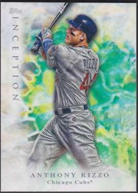 Anthony Rizzo #7 Baseball Cards 2017 Topps Inception