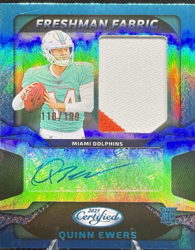 Quinn Ewers #111 2025 Panini Certified Football