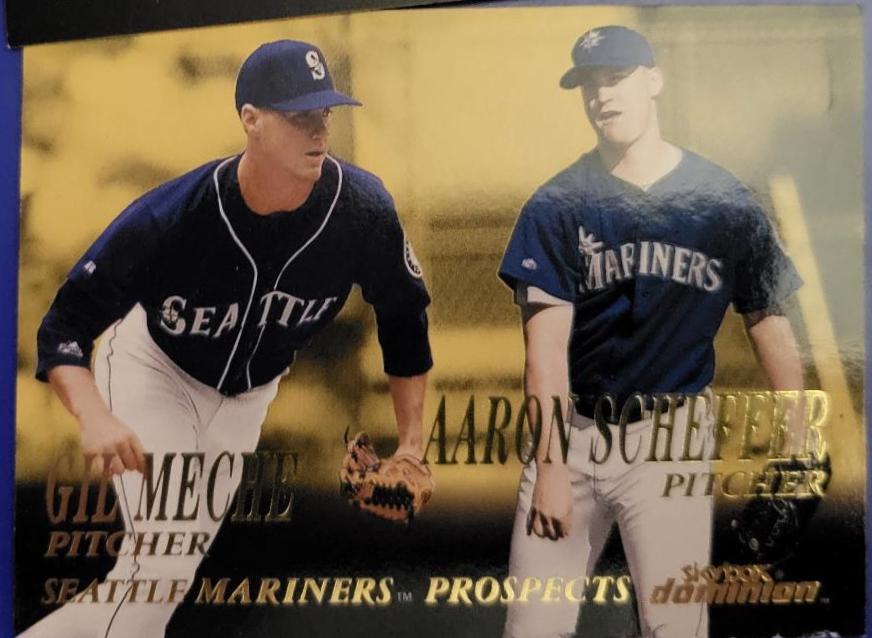 Gil Meche, Aaron Scheffer #281 Baseball Cards 2000 Skybox Dominion