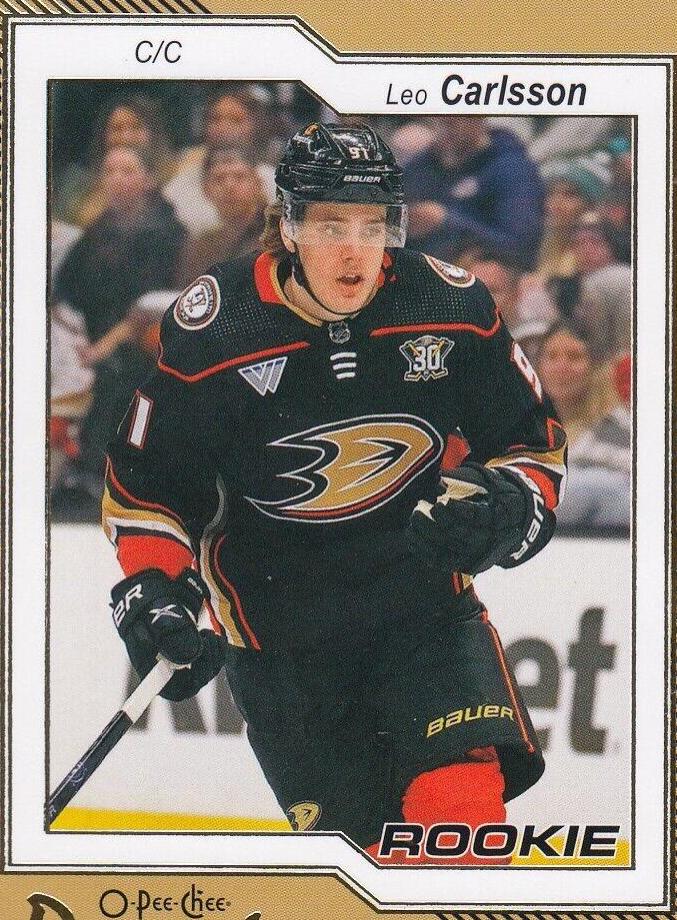 Leo Carlsson #P-100 Hockey Cards 2023 O-Pee-Chee Premier