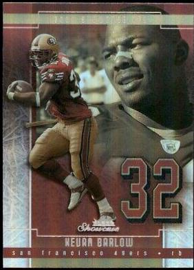Kevan Barlow #2 Football Cards 2004 Fleer Showcase