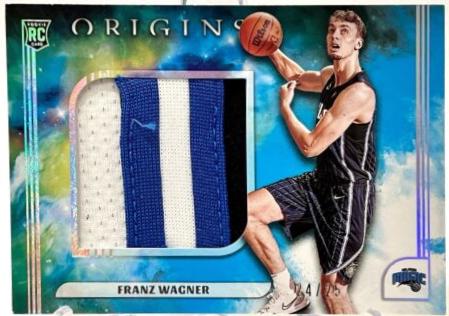 Franz Wagner #JJ-WAG Basketball Cards 2021 Panini Origins Rookie Jumbo Jerseys