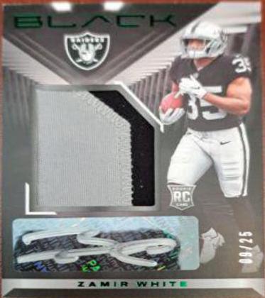 Zamir White #236 2022 Panini Black Football