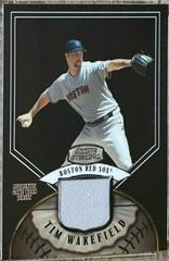 Tim Wakefield [Jersey Black Refractor] #BS-TW Baseball Cards 2007 Bowman Sterling Prices