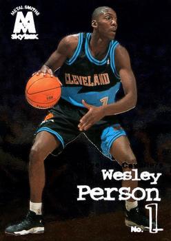 Wesley Person #38 Basketball Cards 1998 Skybox Molten Metal
