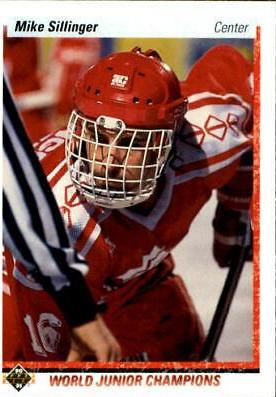 Mike Sillinger #452 Hockey Cards 1990 Upper Deck