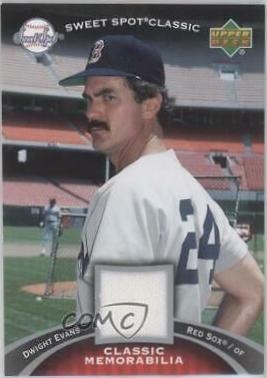 Dwight Evans #CM-EV Baseball Cards 2007 Upper Deck Sweet Spot Classic Classic Memorabilia