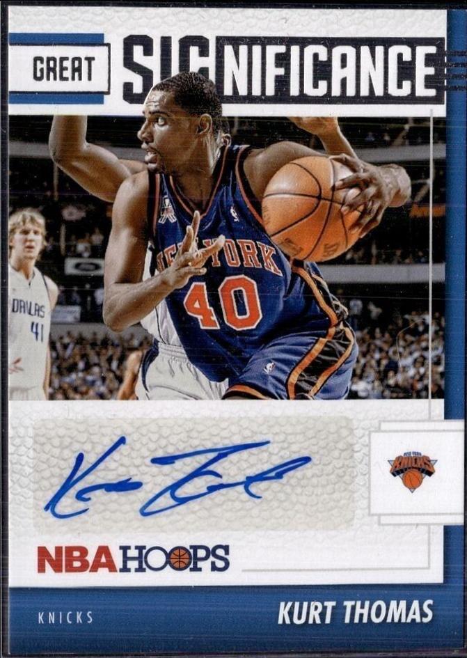 Kurt Thomas #GS-KTH Basketball Cards 2021 Panini Hoops Great SIGnificance