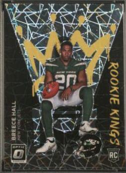 Breece Hall #RK-9 Football Cards 2022 Panini Donruss Optic Rookie Kings