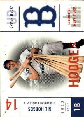 Gil Hodges #5 Baseball Cards 2001 Upper Deck Legends of NY