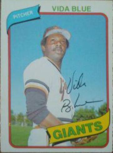 Vida Blue #14 Baseball Cards 1980 O Pee Chee
