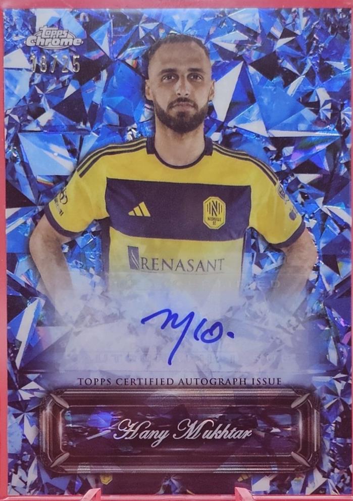 Hany Mukhtar #SS-HM Soccer Cards 2024 Topps Chrome Sapphire MLS Selections Autograph