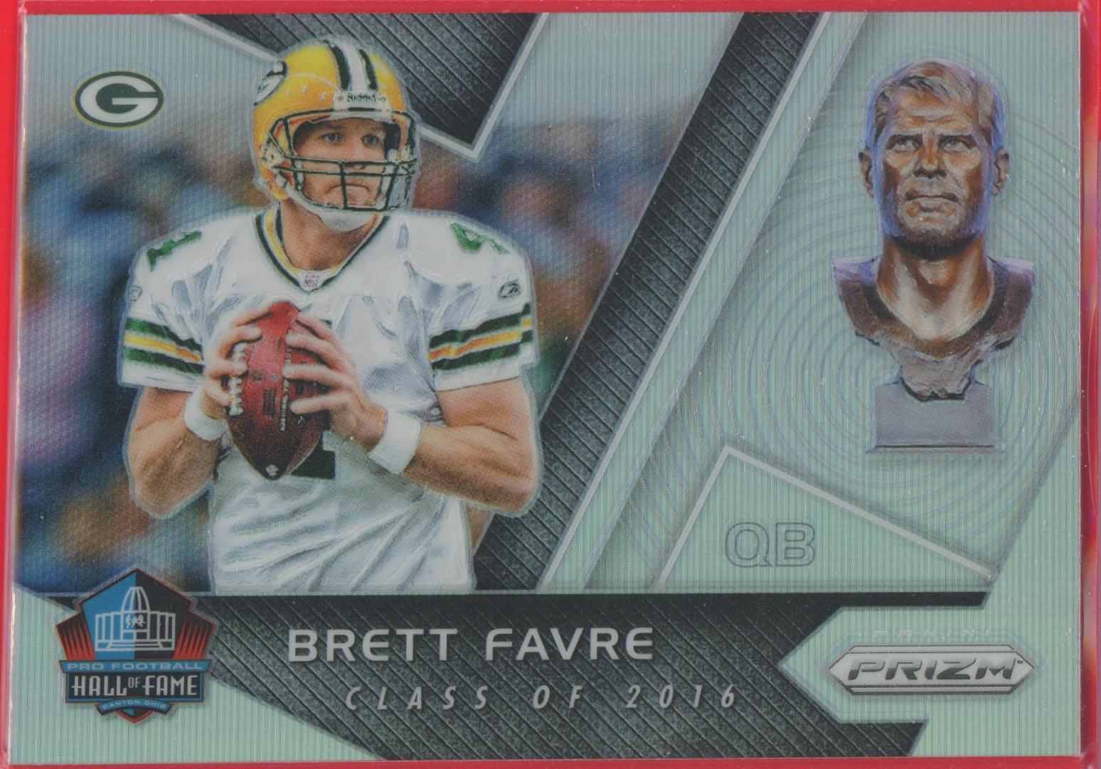 Brett Favre #14 Football Cards 2017 Panini Prizm Hall of Fame Prizm