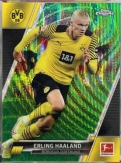 Erling Haaland #30 2021 Topps Chrome Bundesliga Soccer