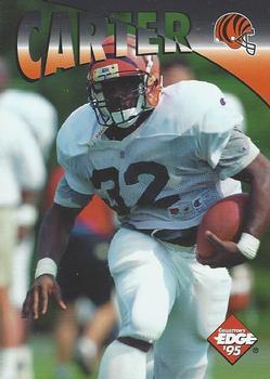 Ki Jana Carter #41 Football Cards 1995 Collector's Edge Instant Replay
