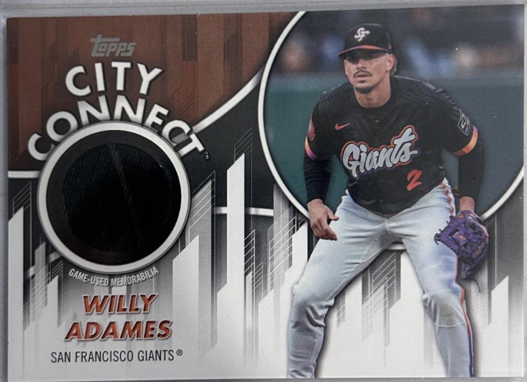 Willy Adames #CC2-WA 2026 Topps Series 2 City Connect Swatch Baseball