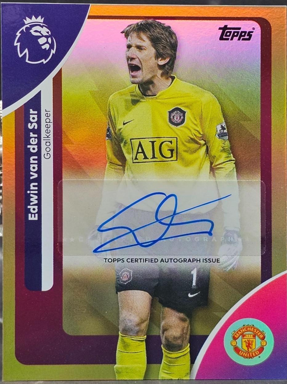 Edwin van der Sar [Gold Sparkle] #AC-EVDS