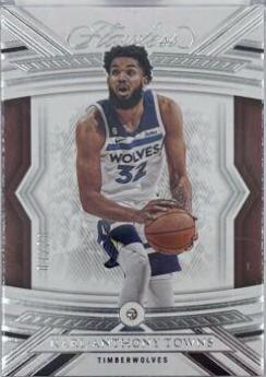 Karl-Anthony Towns #56 Basketball Cards 2022 Panini Flawless