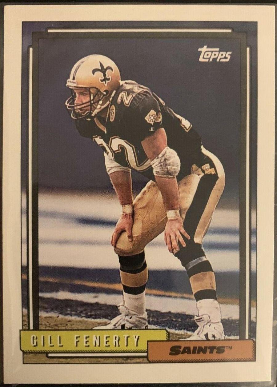 Gill Fenerty #22 Football Cards 1992 Topps