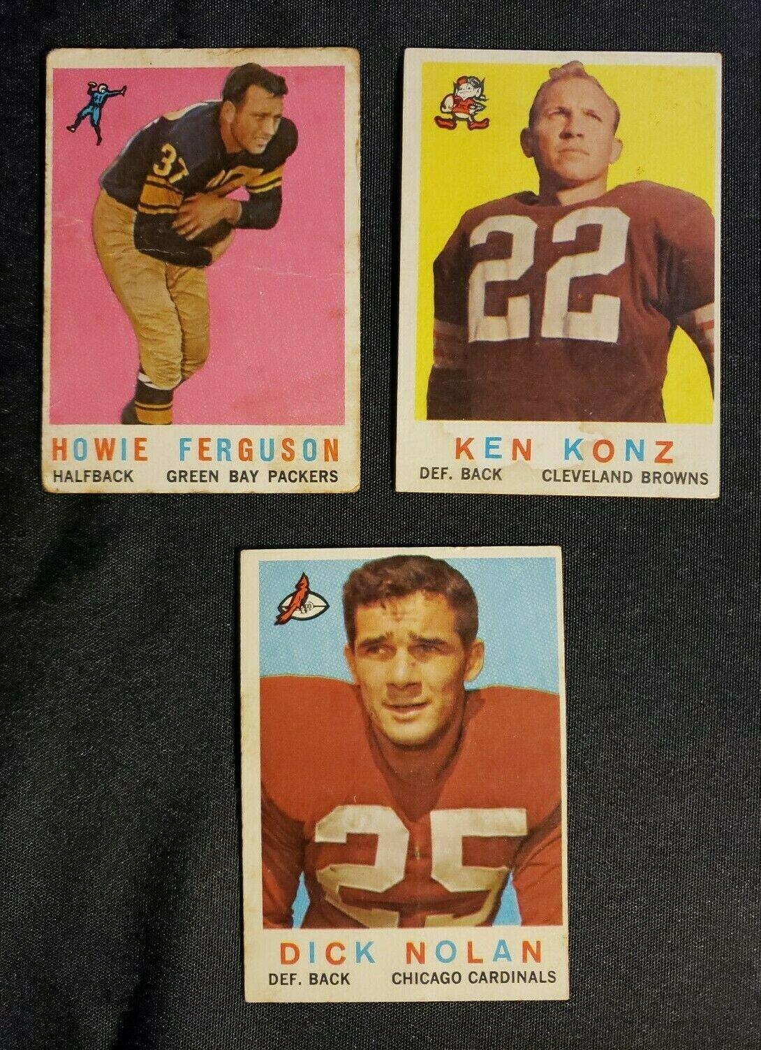 Dick Nolan #32 Football Cards 1959 Topps