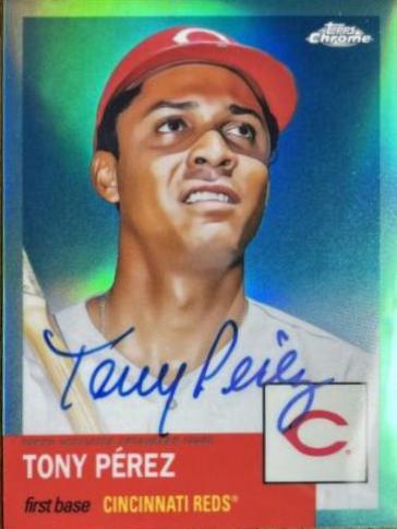 Tony Perez [Aqua Refractor] #CPA-TP