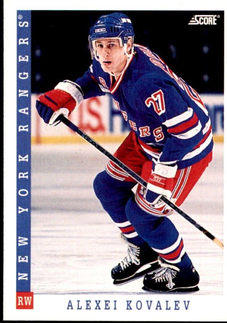 Alexei Kovalev #203 Hockey Cards 1993 Score