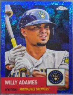 Willy Adames [Blue Mini-Diamond Refractor] #379