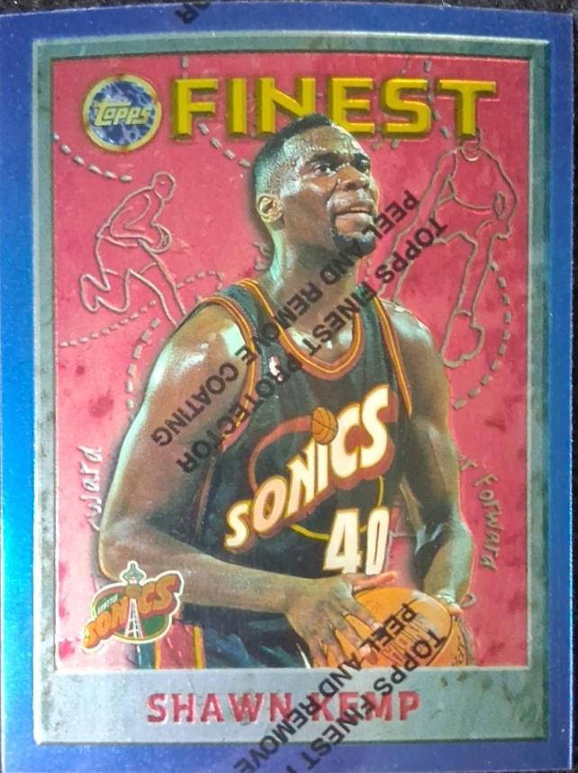 Shawn Kemp #159 1995 Finest Basketball