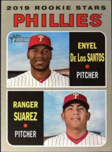 Ranger Suarez, Enyel de los Santos #56 Baseball Cards 2019 Topps Heritage