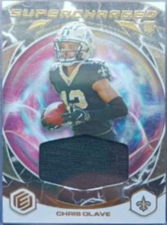 Chris Olave #SC-9 Football Cards 2022 Panini Elements Supercharged