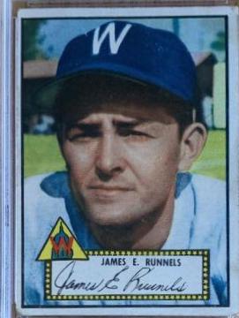 James E. Runnels #2 Baseball Cards 1952 Topps