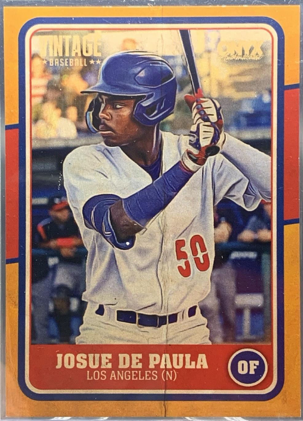 Josue De Paula #OVJODE 2025 Onyx Vintage Baseball