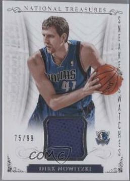 Dirk Nowitzki #29 Basketball Cards 2013 Panini National Treasures Sneaker Swatches