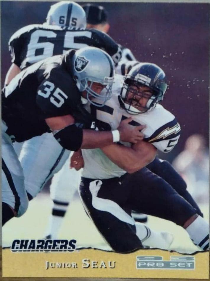 Junior Seau #385 1993 Pro Set Football