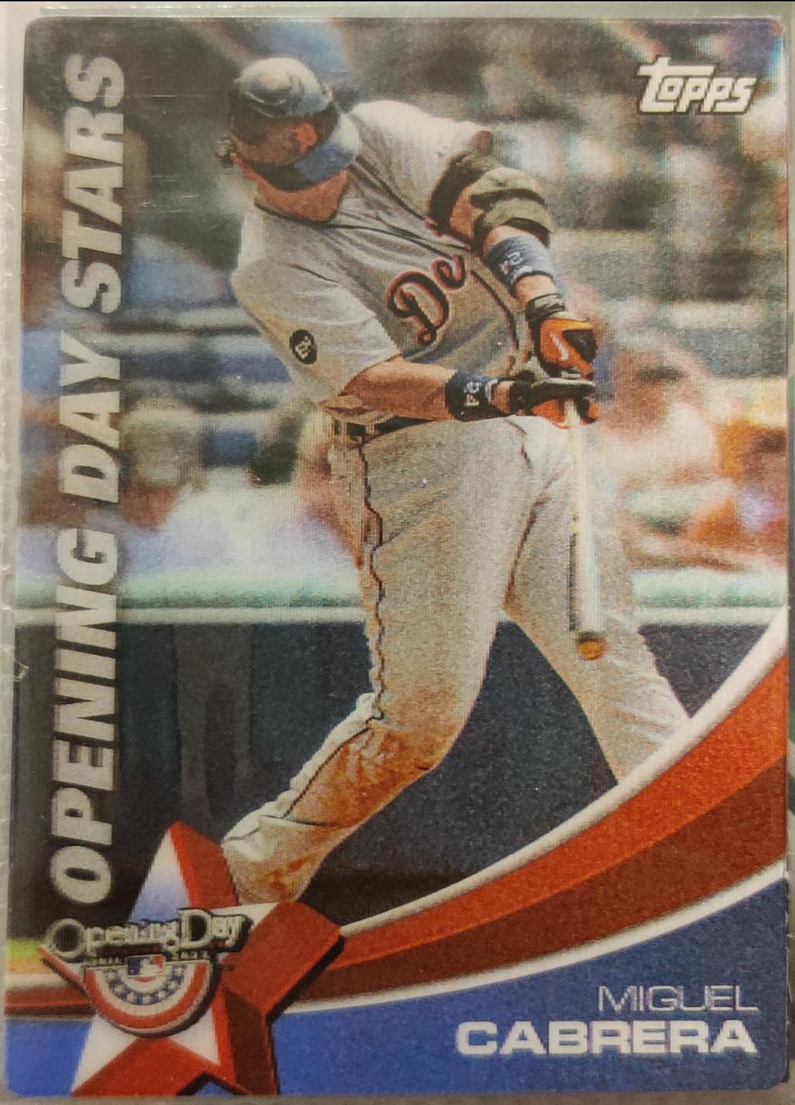 Miguel Cabrera #ODS-5 Baseball Cards 2011 Topps Opening Day Stars