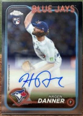 Hagen Danner #RA-HD Baseball Cards 2024 Topps Chrome Rookie Autograph